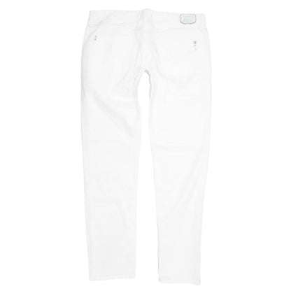 Replay Women White Straight Regular Jeans W30 L30
