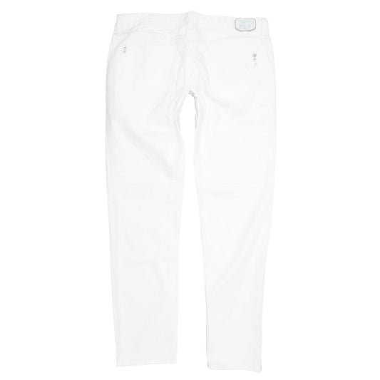 Replay Women White Straight Regular Jeans W30 L30