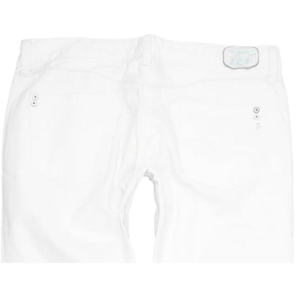 Replay Women White Straight Regular Jeans W30 L30