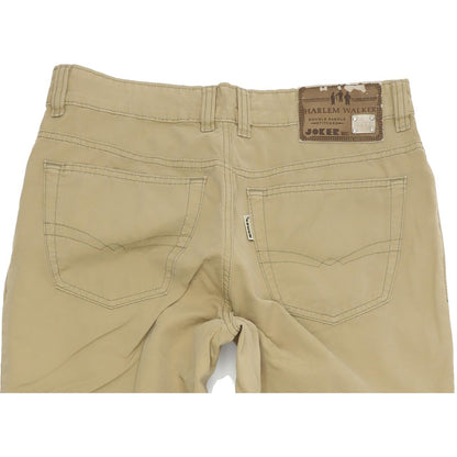 Joker Harlem Walker Men Beige Straight Regular Jeans W33 L30