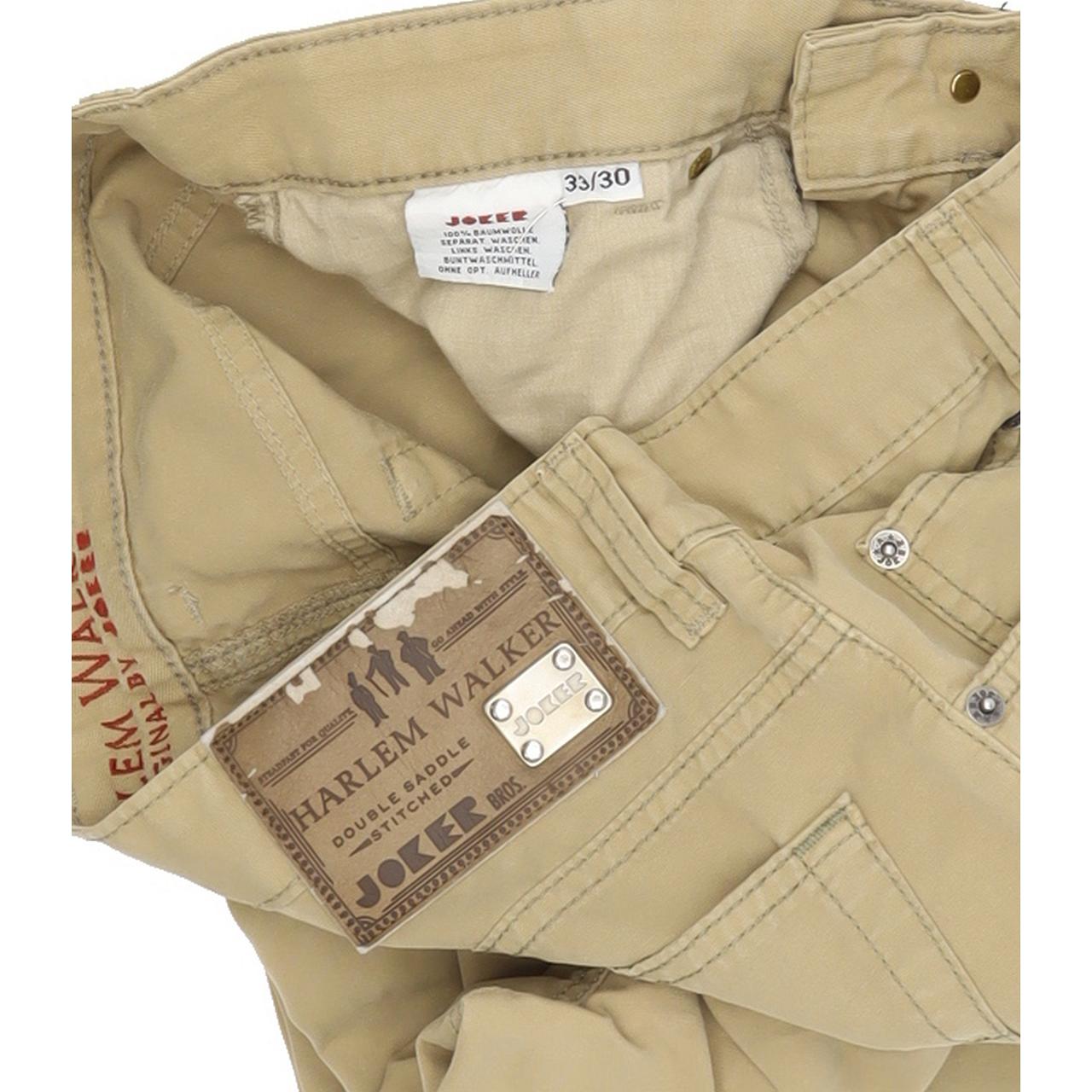 Joker Harlem Walker Men Beige Straight Regular Jeans W33 L30