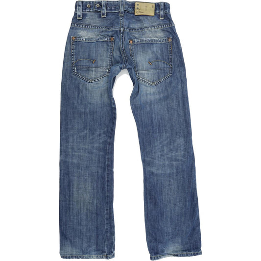 G-Star Men Blue Straight Regular Jeans W30 L32