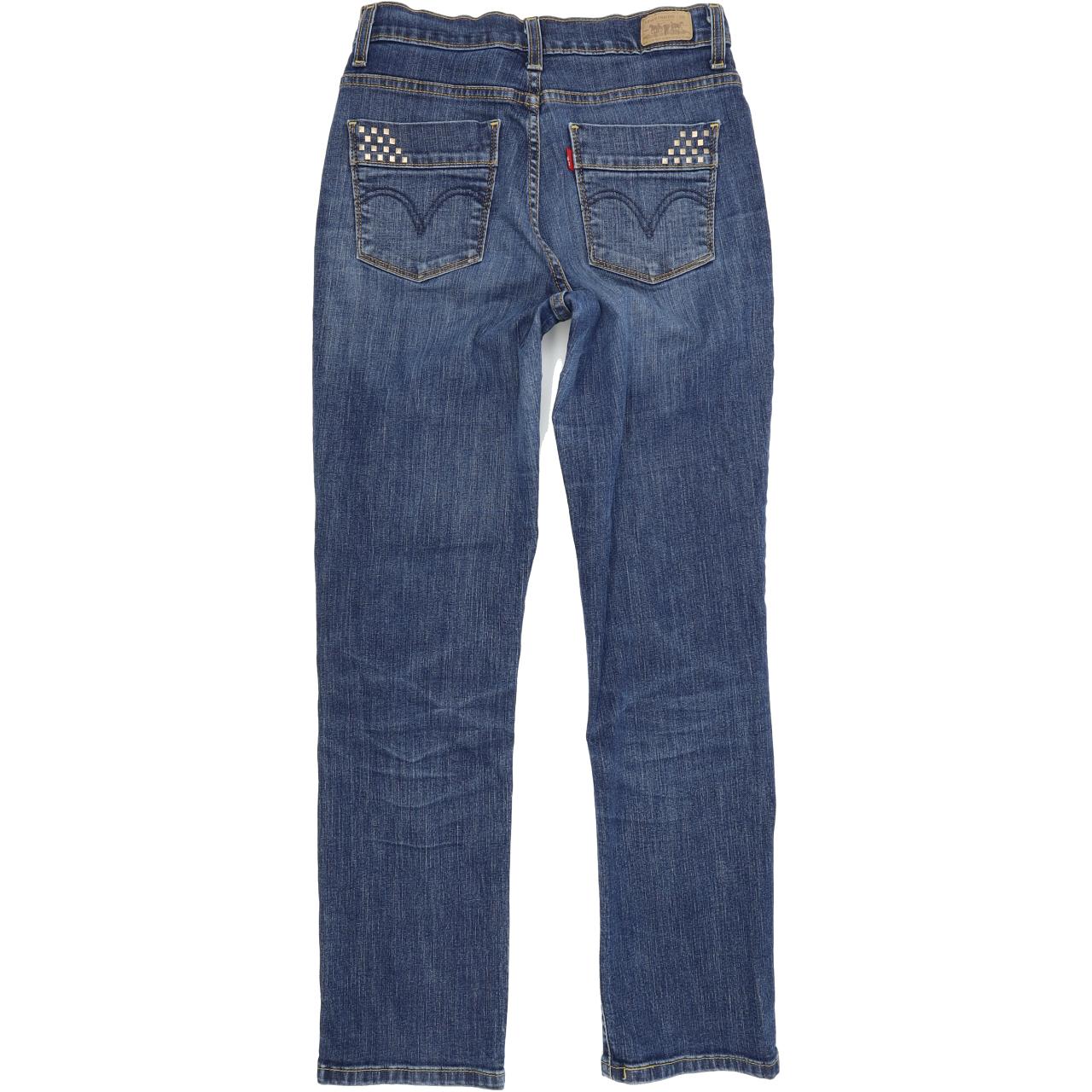 Levi's 512 Women Blue Skinny Slim Stretch Jeans W28 L30