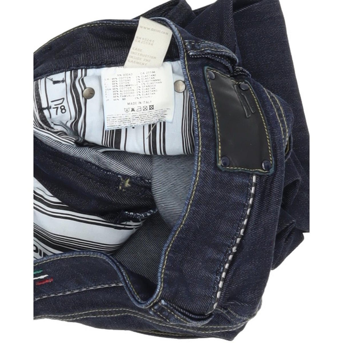 Diesel Ronhary Women Blue Skinny Regular Stretch Jeans W27 L30