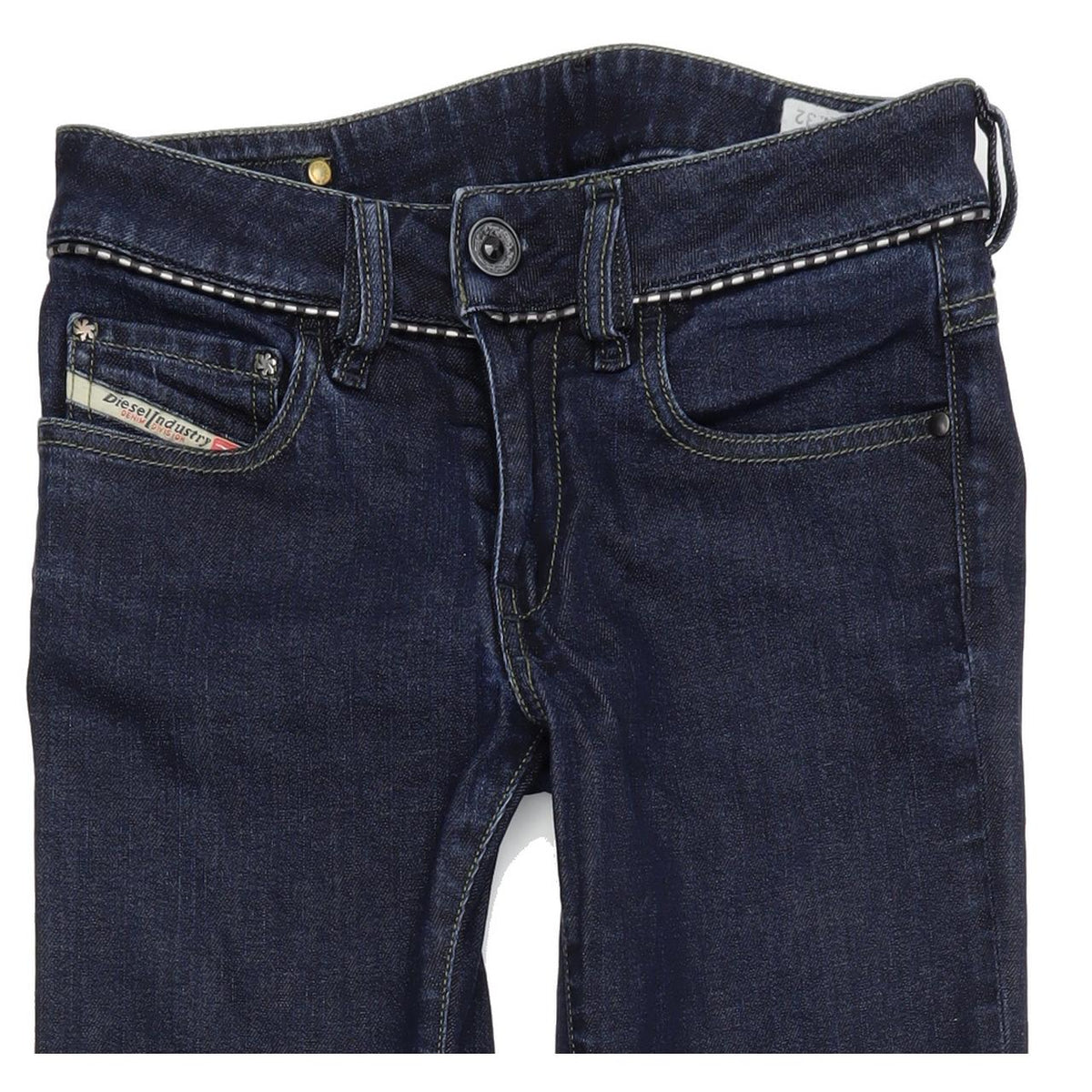 Diesel Ronhary Women Blue Straight Regular Stretch Jeans W27 L32