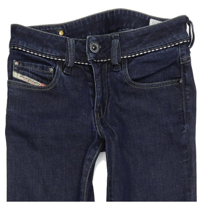 Diesel Ronhary Women Blue Straight Regular Stretch Jeans W27 L32
