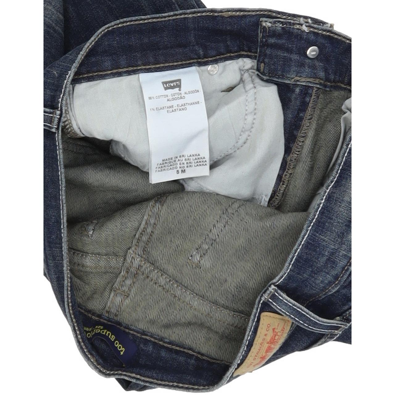 Levi's 524 Women Blue Straight Slim Stretch Jeans W28 L32