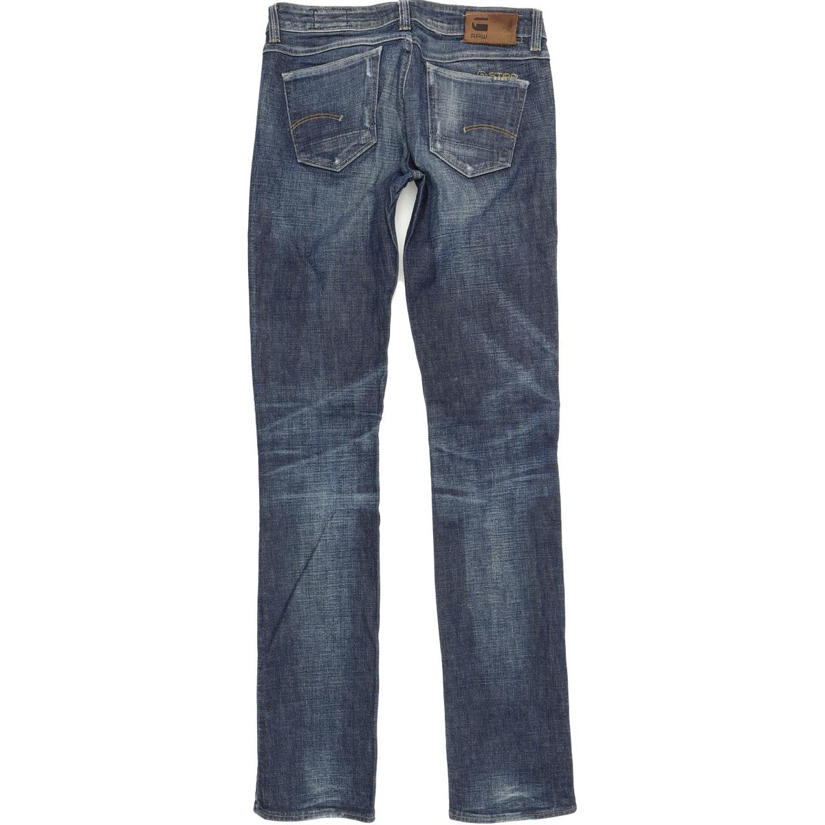 G-Star 3301 Women Blue Straight Regular Stretch Jeans W26 L34
