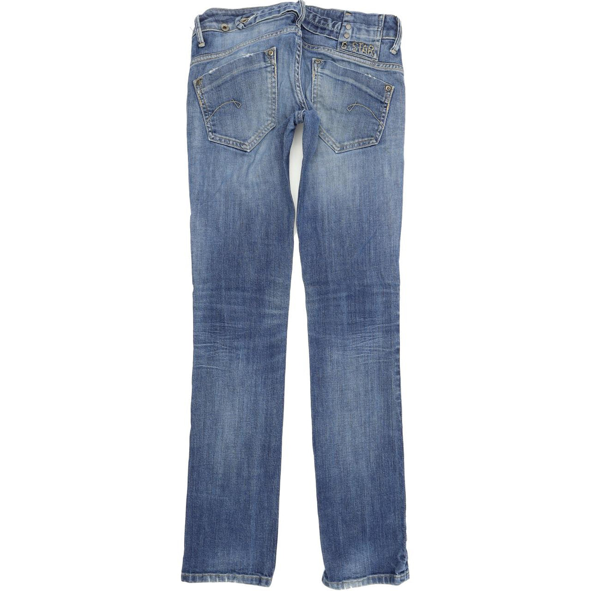 G-Star Midge Women Blue Straight Regular Stretch Jeans W27 L34