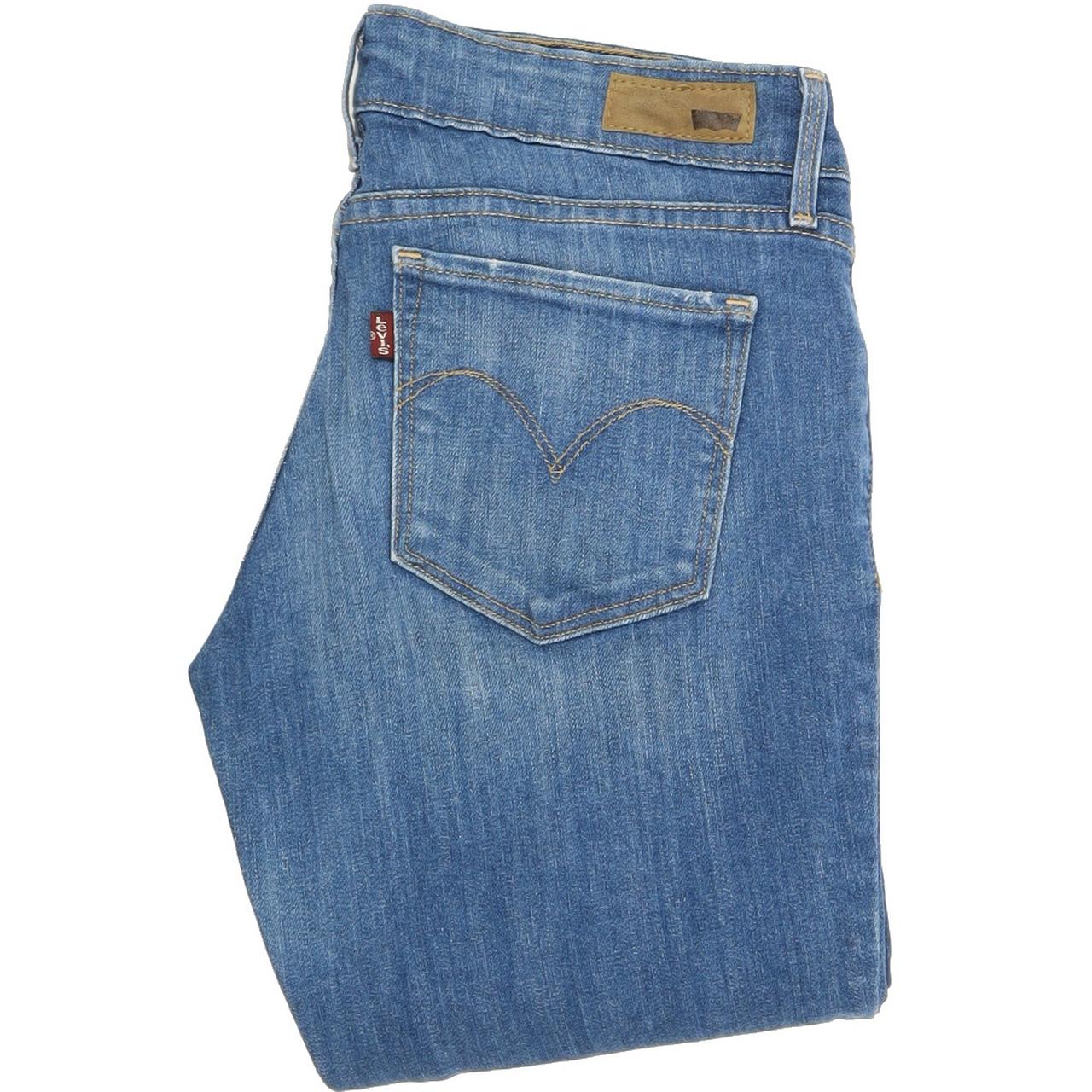 Levi's Demi Curve Men Blue Skinny Slim Stretch Jeans W25 L32