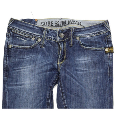 G-Star Core Women Blue Skinny Slim Stretch Jeans W30 L32