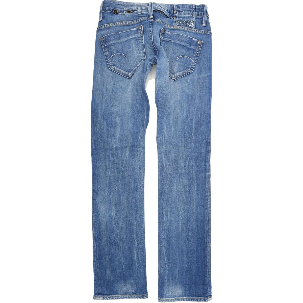 G-Star Women Blue Straight Regular Stretch Jeans W26 L32