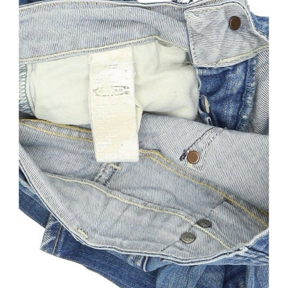 G-Star Women Blue Straight Regular Stretch Jeans W26 L32
