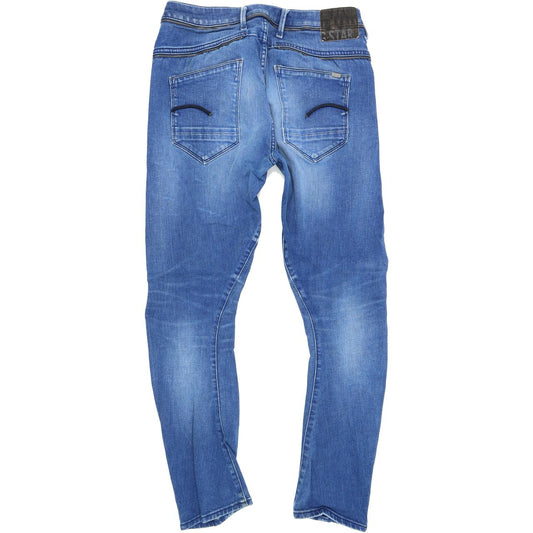 G-Star Men Blue Tapered Slim Stretch Jeans W28 L28