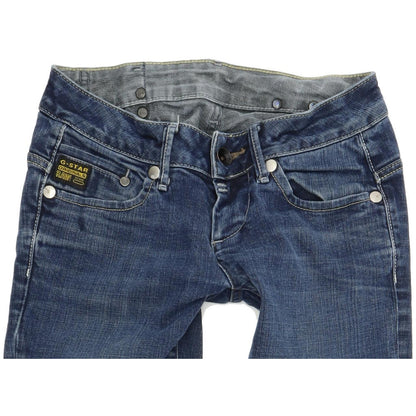 G-Star Midge Women Blue Straight Regular Stretch Jeans W26 L32