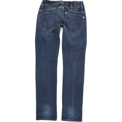 G-Star Midge Women Blue Straight Regular Stretch Jeans W26 L32