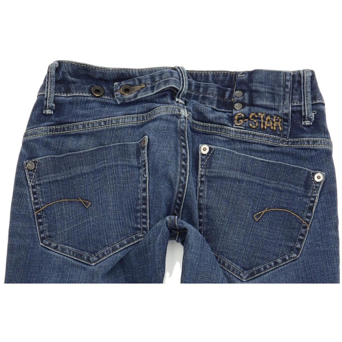 G-Star Midge Women Blue Straight Regular Stretch Jeans W26 L32