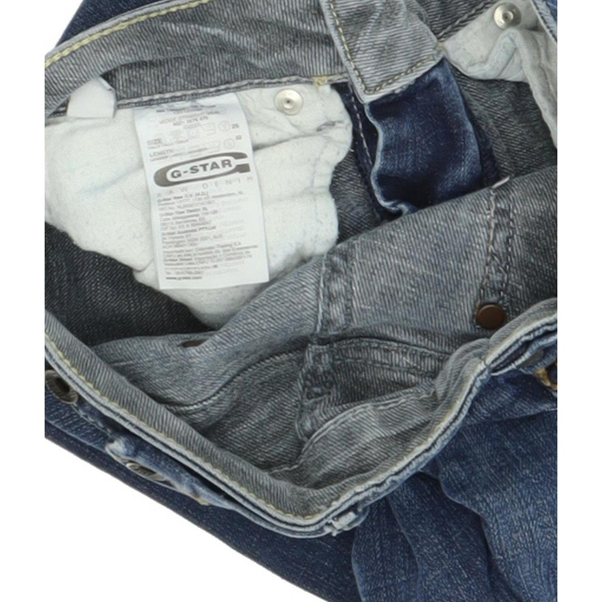 G-Star Midge Women Blue Straight Regular Stretch Jeans W26 L32