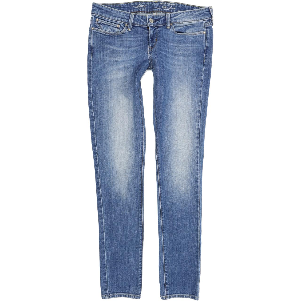 Levi's Slight Curve Women Blue Skinny Slim Stretch Jeans W28 L32
