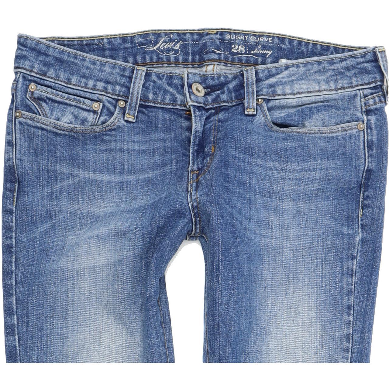 Levi's Slight Curve Women Blue Skinny Slim Stretch Jeans W28 L32