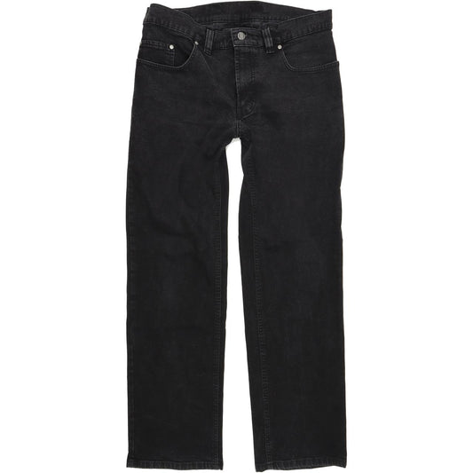 Pioneer Men Black Straight Regular Stretch Jeans W34 L32