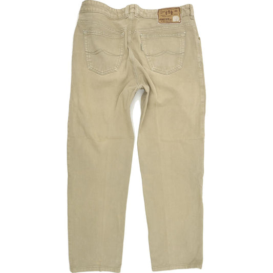 Joker Three Famous Tailors Men Beige Straight Regular Jeans W38 L30