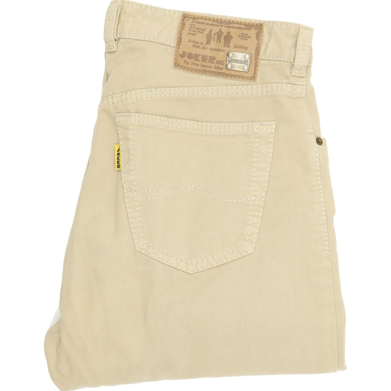 Joker Humphrey & Brothers Men Beige Straight Regular Jeans W34 L30