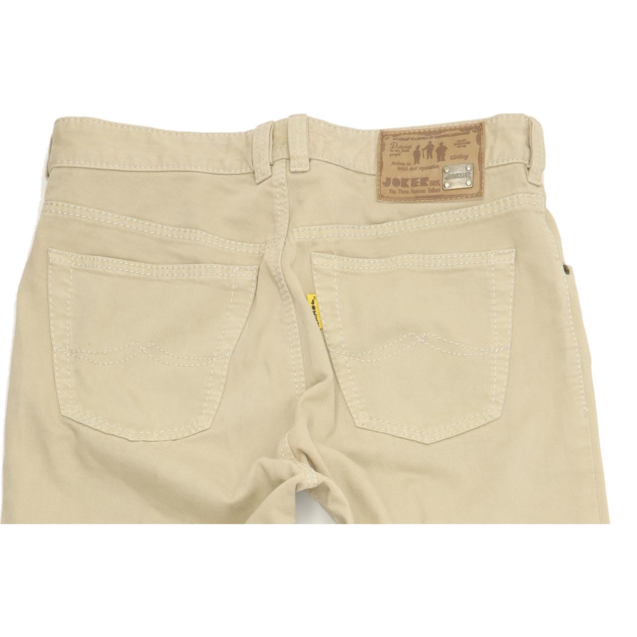Joker Humphrey & Brothers Men Beige Straight Regular Jeans W34 L30