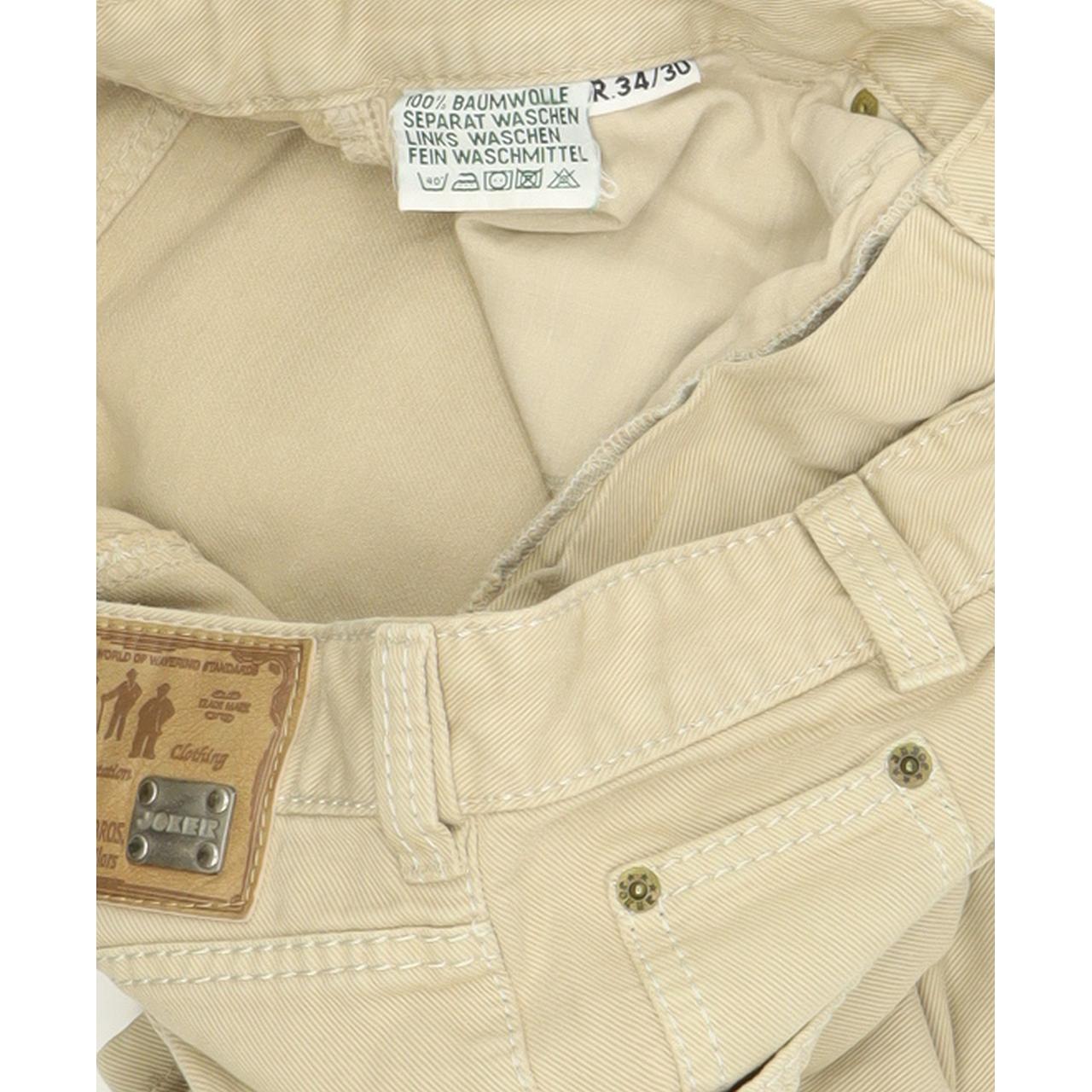 Joker Humphrey & Brothers Men Beige Straight Regular Jeans W34 L30