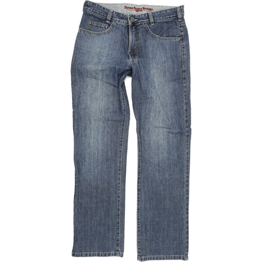 Joker Double Saddle Stitched Men Blue Straight Regular Jeans W32 L32