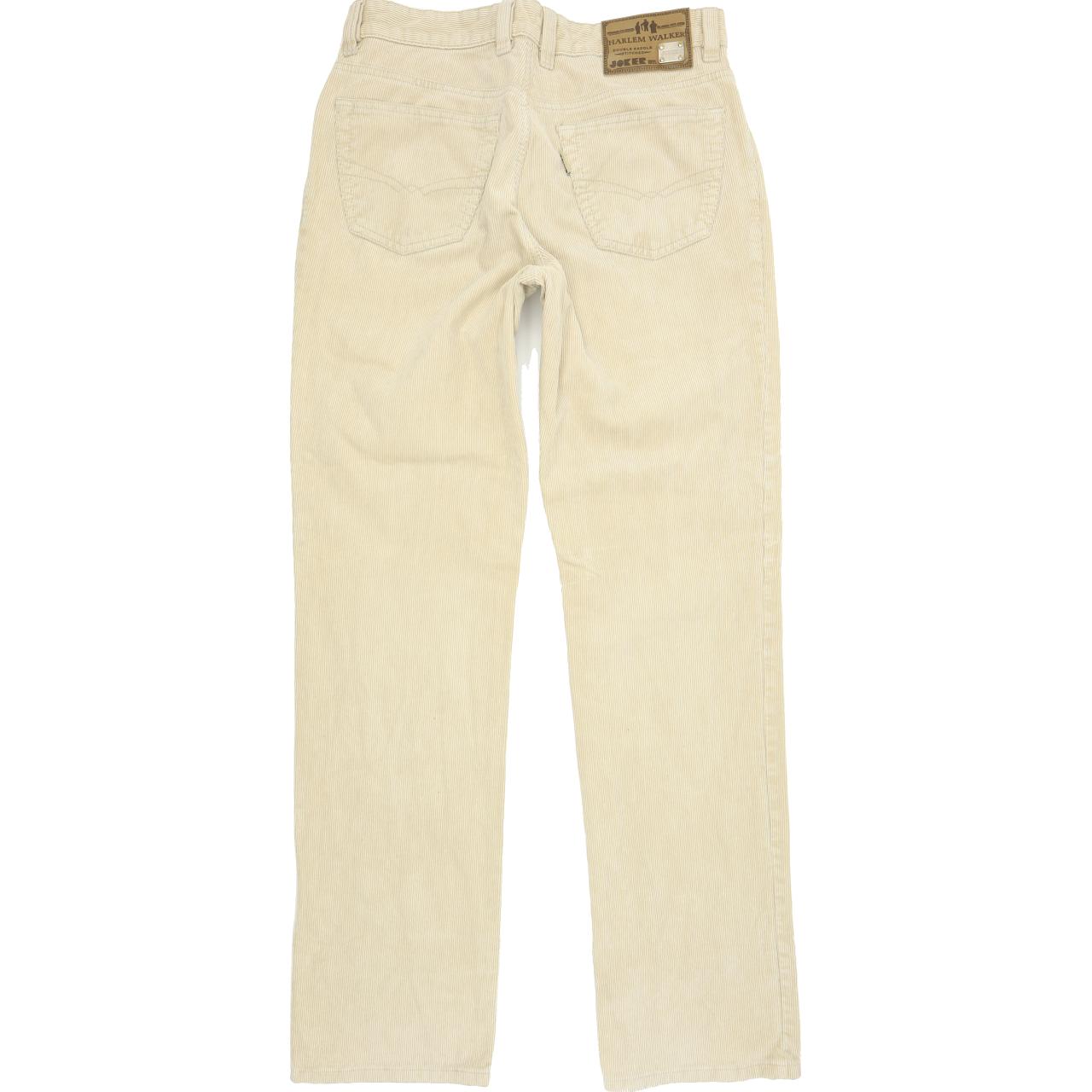 Joker Harlem Walker Men Beige Straight Regular Jeans W33 L35