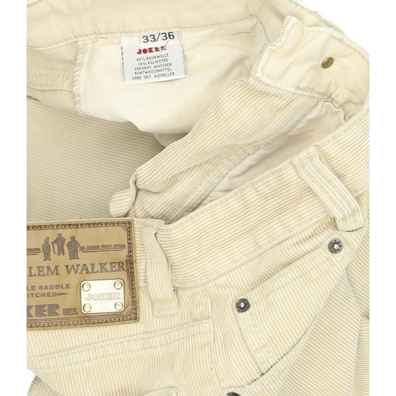Joker Harlem Walker Men Beige Straight Regular Jeans W33 L35