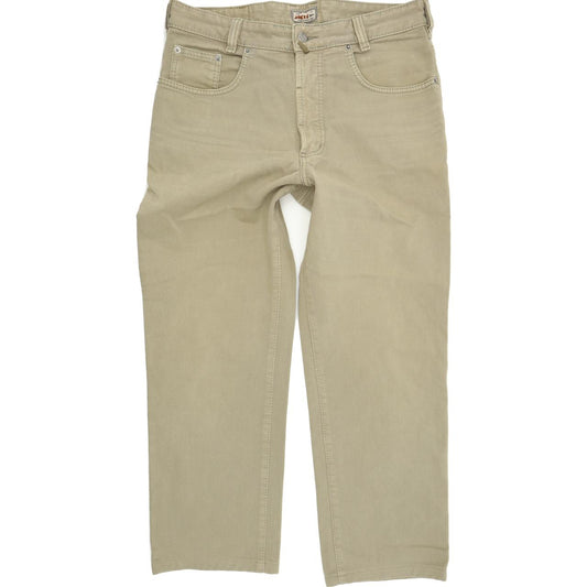 Joker Three Famous Tailors Men Beige Straight Regular Jeans W35 L27