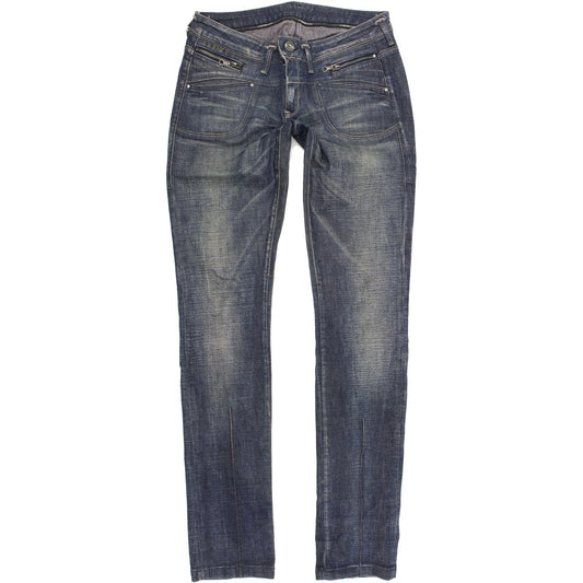 G-Star Code Women Blue Skinny Slim Stretch Jeans W29 L32
