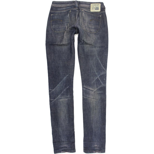 G-Star Code Women Blue Skinny Slim Stretch Jeans W29 L32