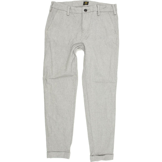 Lee Men Grey Skinny Slim Chino Jeans W31 L30