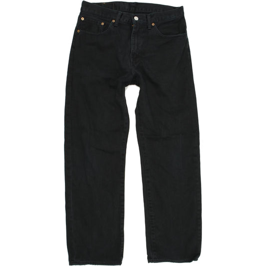 Levi's 751 Men Black Straight Regular Jeans W32 L30