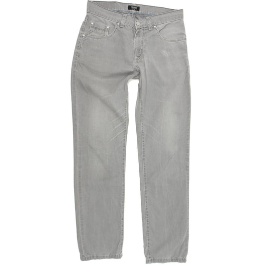 Pioneer Rando Men Grey Straight Slim Stretch Jeans W32 L32