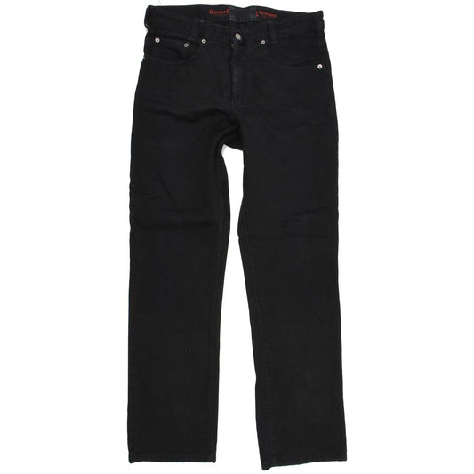 Joker Double Saddle Stitched Men Black Straight Regular Jeans W31 L32