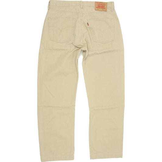 Levi's 551 Men Beige Straight Regular Jeans W35 L29