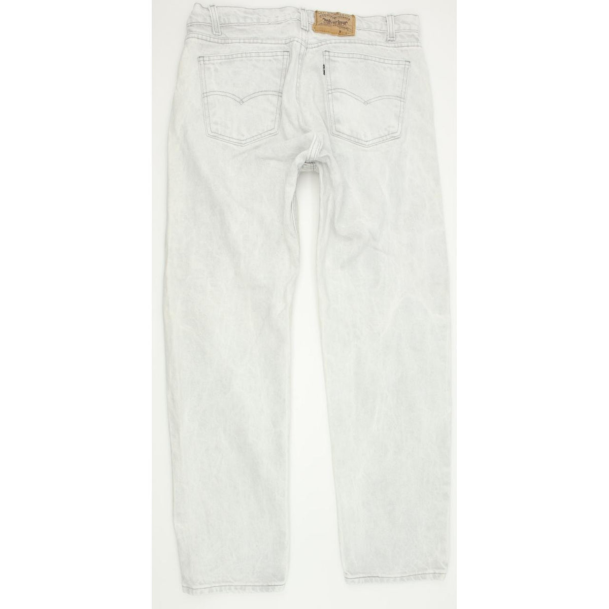Levi's 505 Light Grey Tapered Relaxed Mom Jeans High Waisted W36 L31
