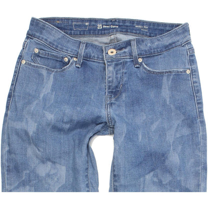 Levi's Demi Curve Women Blue Skinny Slim Stretch Jeans W25 L32