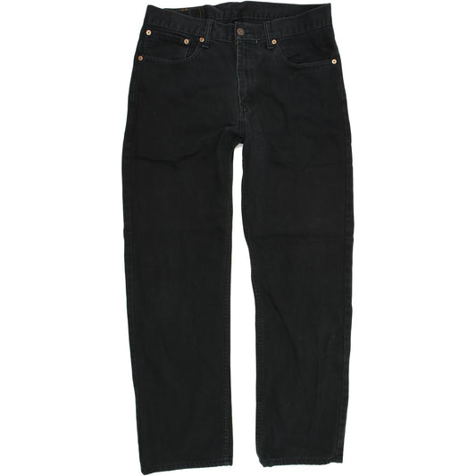 Levi's 751 Men Black Straight Regular Jeans W33 L30
