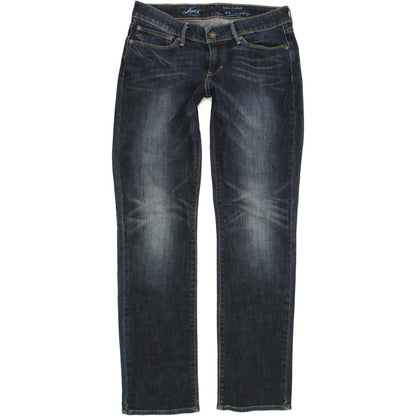 Levi's Demi Curve Women Blue Straight Regular Stretch Jeans W27 L31