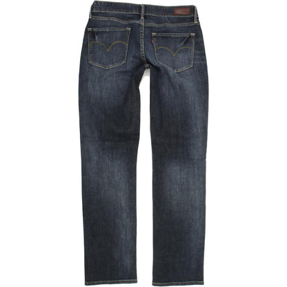 Levi's Demi Curve Women Blue Straight Regular Stretch Jeans W27 L31