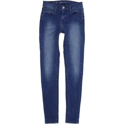 Levi's Women Blue Skinny Slim Stretch Jeans W25 L30