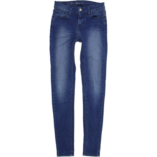 Levi's Women Blue Skinny Slim Stretch Jeans W25 L30