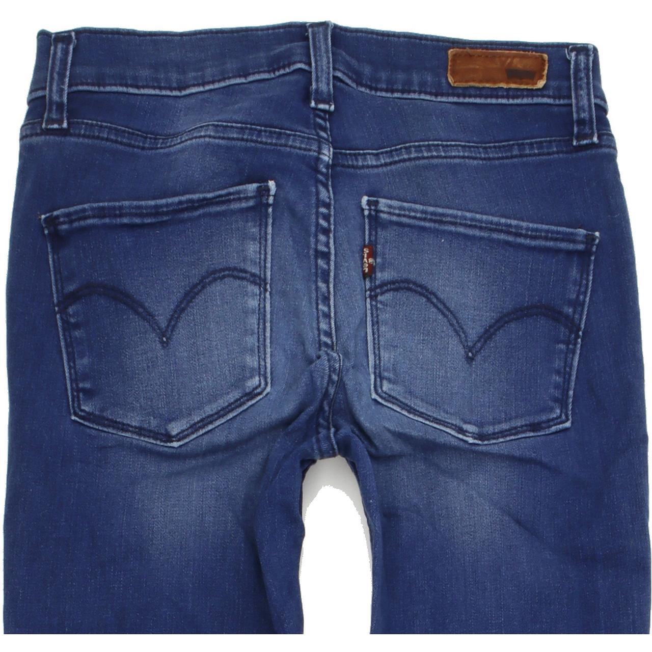 Levi's Women Blue Skinny Slim Stretch Jeans W25 L30