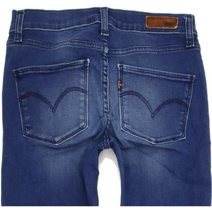 Levi's Women Blue Skinny Slim Stretch Jeans W25 L30