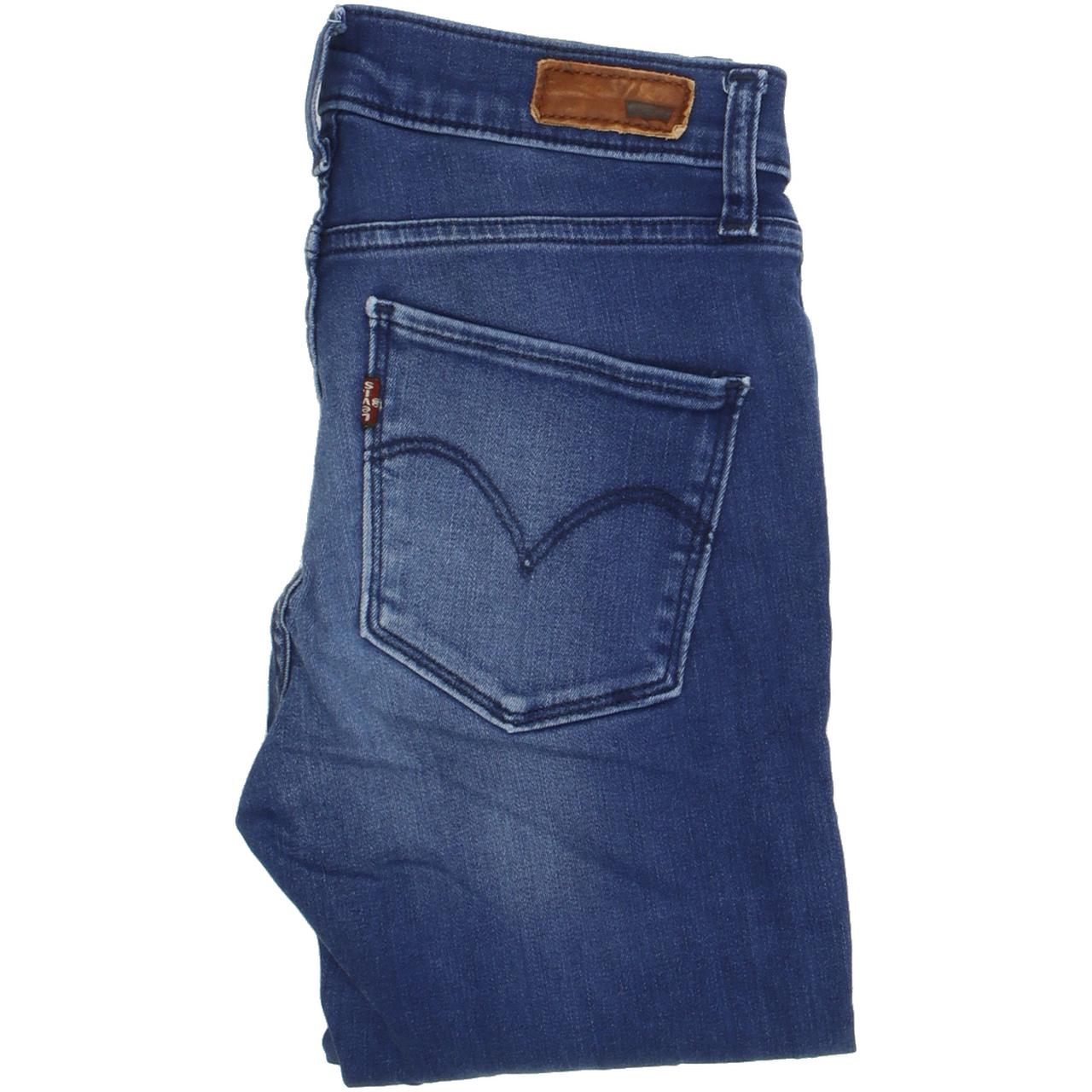 Levi's Women Blue Skinny Slim Stretch Jeans W25 L30